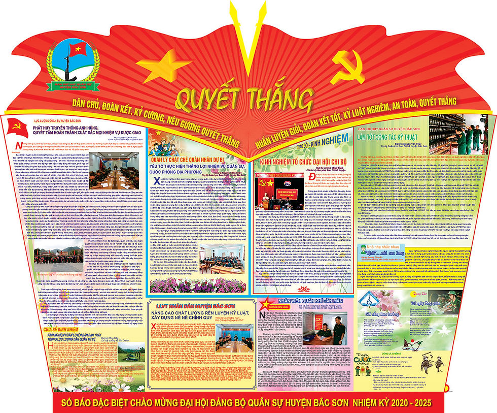 Vector Corel Đại Hội Đảng Mẫu Báo Tường