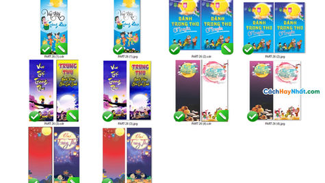 Banner Băng Rôn Trung Thu Vector Corel CDR Part26