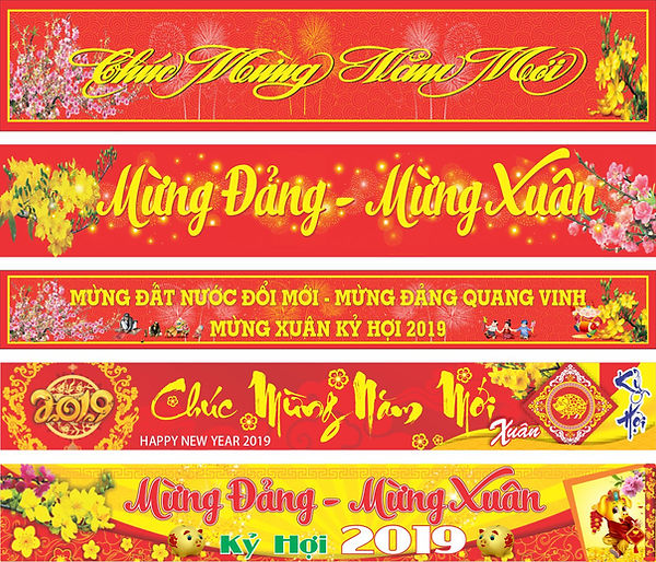 Download Băng Rôn Chúc Mừng Năm Mới Vector Corel CDR Part04