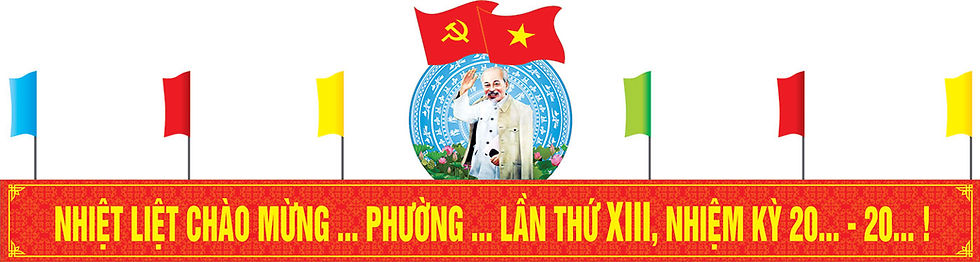 Vector Đại Hội Đảng Mẫu Băng Rôn Cổng Chào