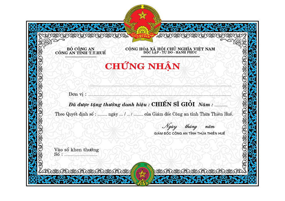 Mẫu Giấy khen bằng khen giấy chứng nhận vector