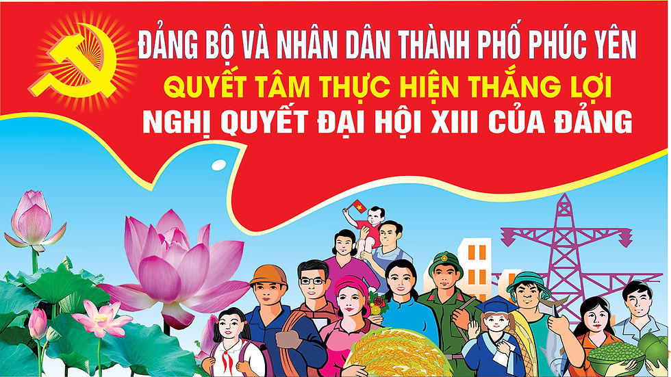 Vector Đại Hội Đảng Mẫu Pano Biển Bảng