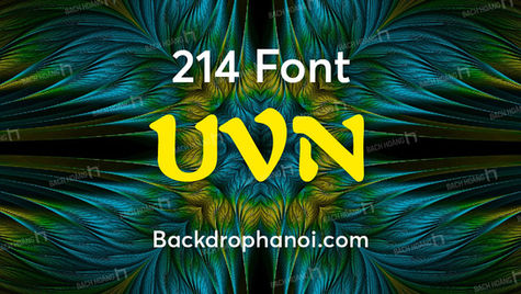 Tải bộ 214 font UVN full tuyệt đẹp cho thiết kế
