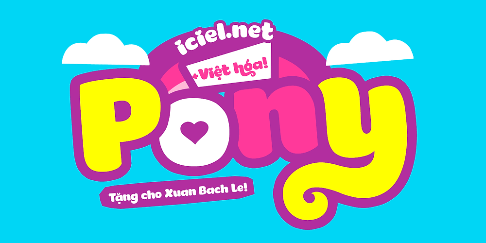 Font Iciel Pony Việt Hóa