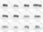 Ảnh chụp màn hình font UTM