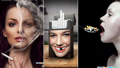 20 Ý Tưởng Quảng Cáo Chống Hút Thuốc Lá và Quảng Cáo In