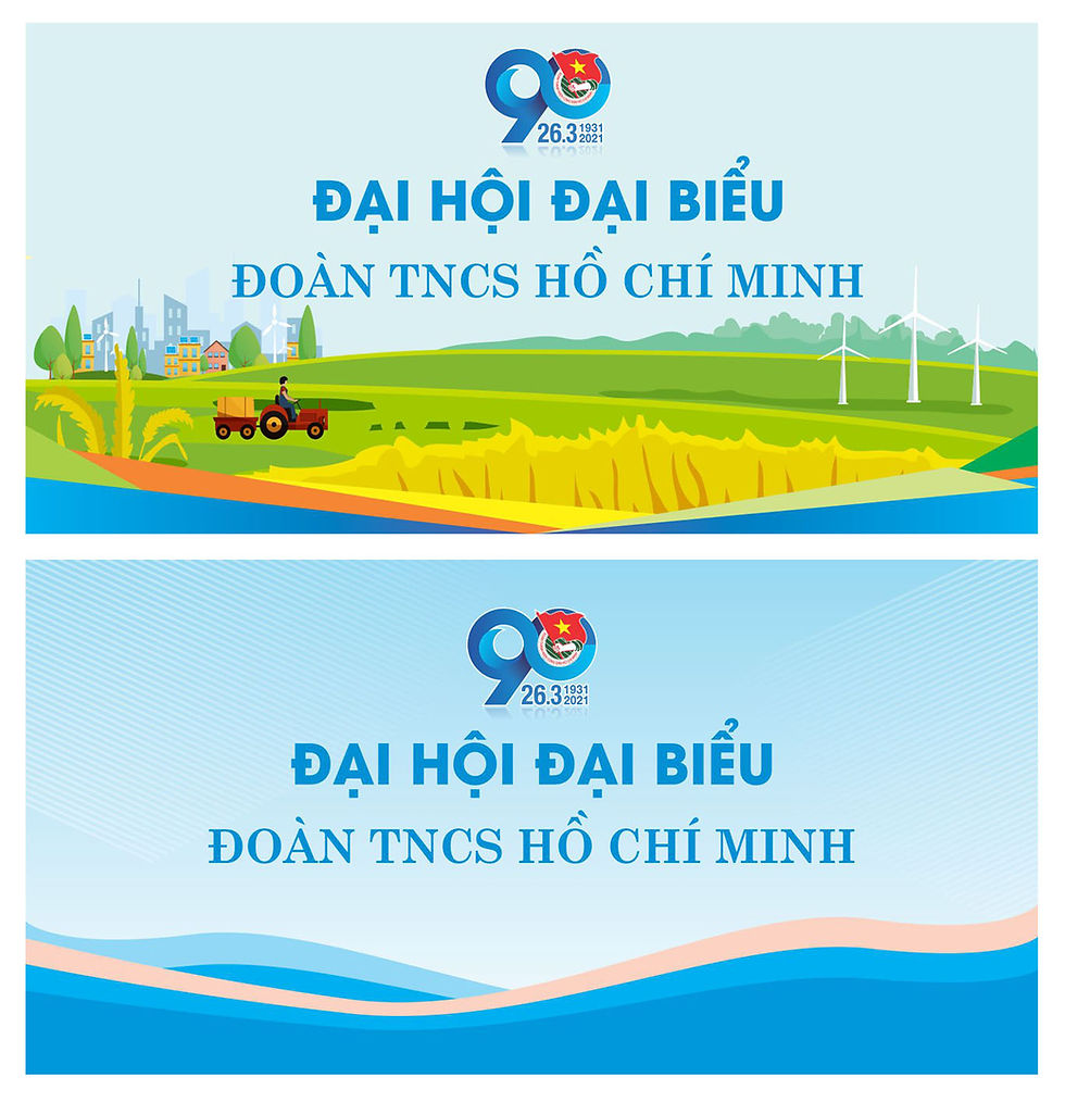 Tải Phông Đại Hội Đoàn TNCS Hồ Chính Minh 90 Năm Vector Corel CDR Part01