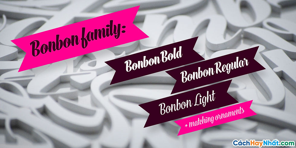 Bonbon font