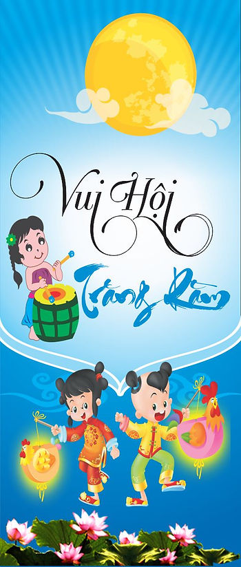 Banner Băng Rôn Trung Thu Vector