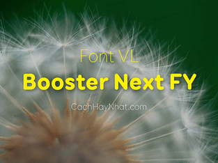 Download Font VL Booster Next FY Black Thin Việt Hóa