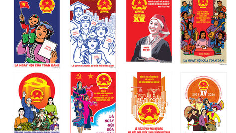 Bộ Tranh Cổ Động Bầu Cử Đại Biểu Quốc Hội Và Đại Biểu Hội Đồng Nhân Dân Chất Lượng Cao Part01