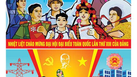 Pano Biển Bảng Bầu Cử Vector AI Illustrator 17