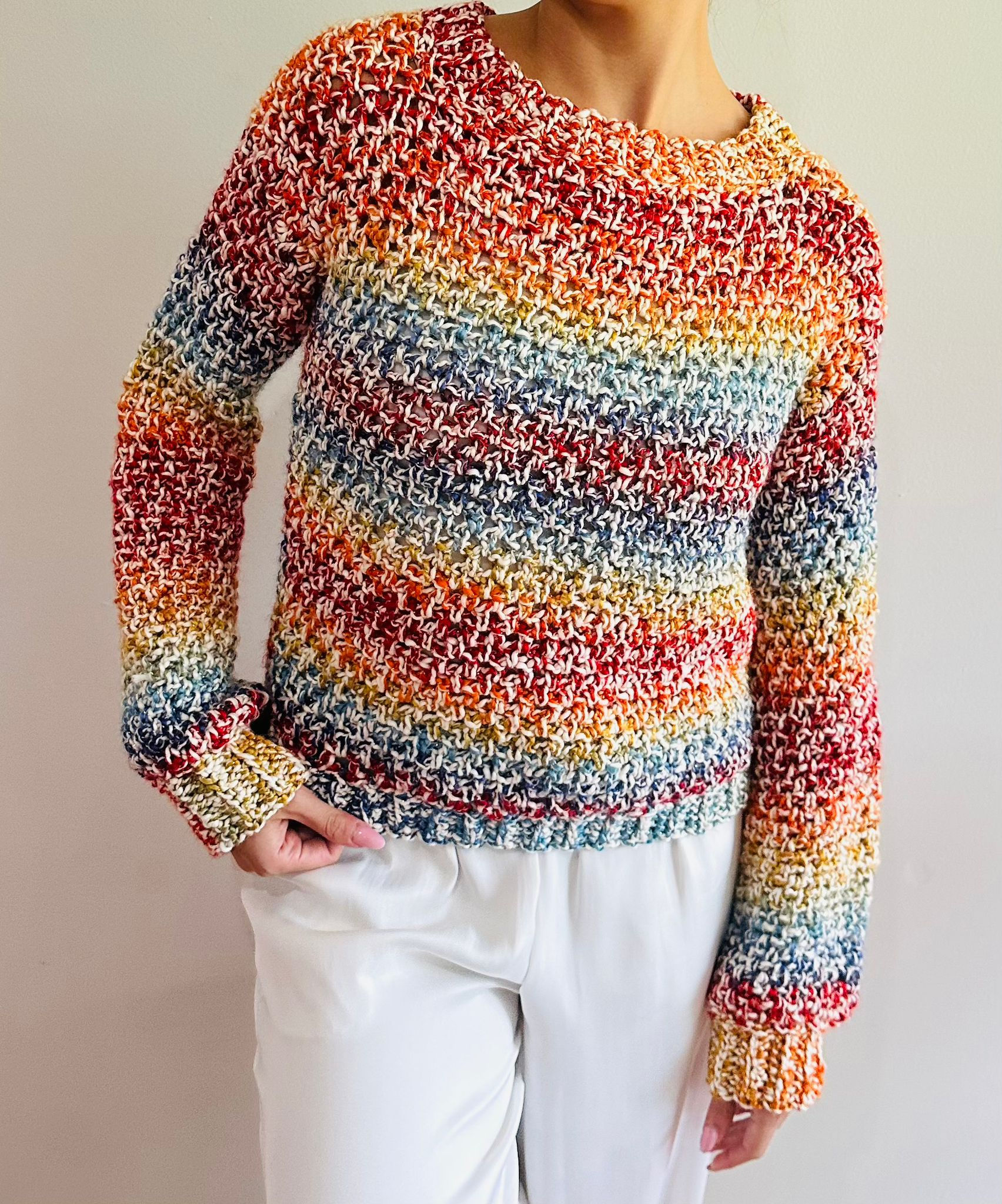 Elegant V-Neck Sweater