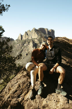 big bend engagement portraits