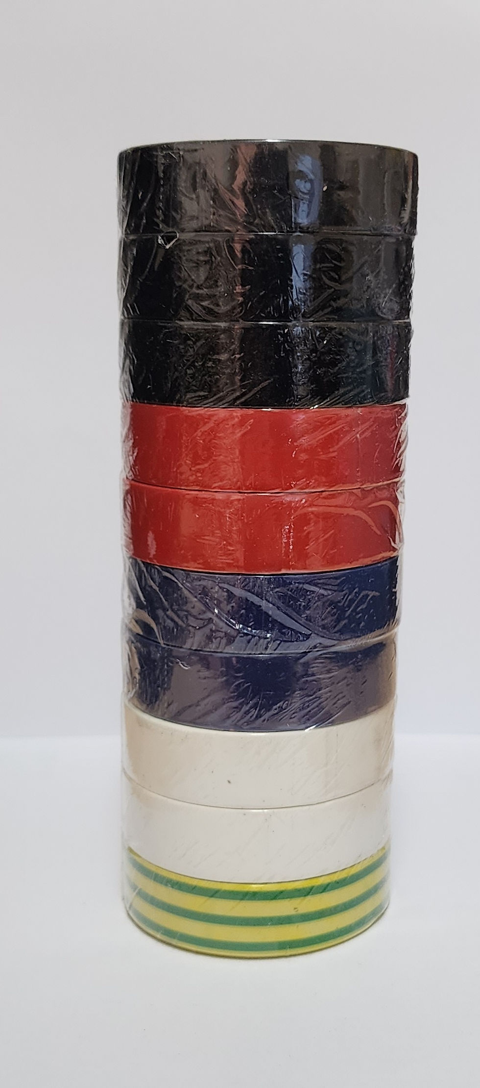 Electrical Tape Mixed Colours 0.15mm x 19mm x 20m Available in Packs of