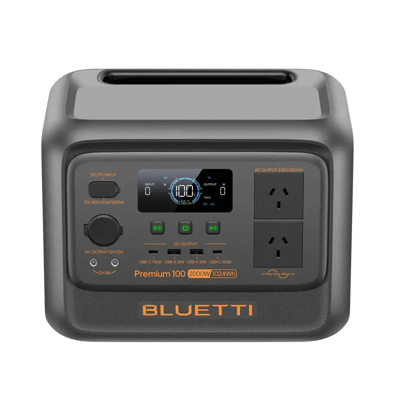 Thumbnail: BLUETTI Premium 100 V2 Portable Power Station | 2,000W 1,024Wh