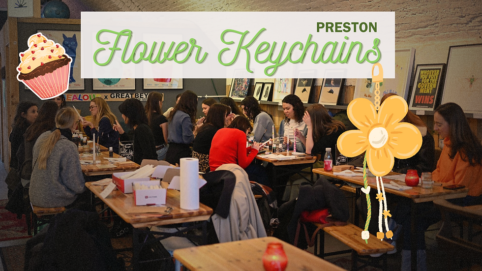 PRESTON : Keychain making, cupcakes & new friendships