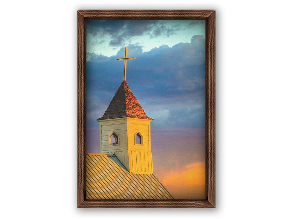 Thumbnail: Church Against a Sunset Sky