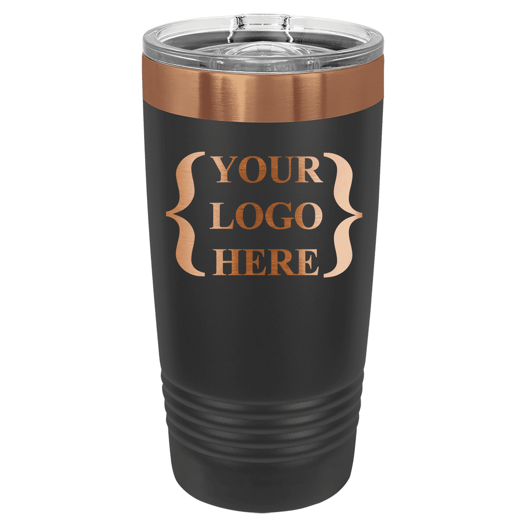 20 oz Copper and Black Tumbler