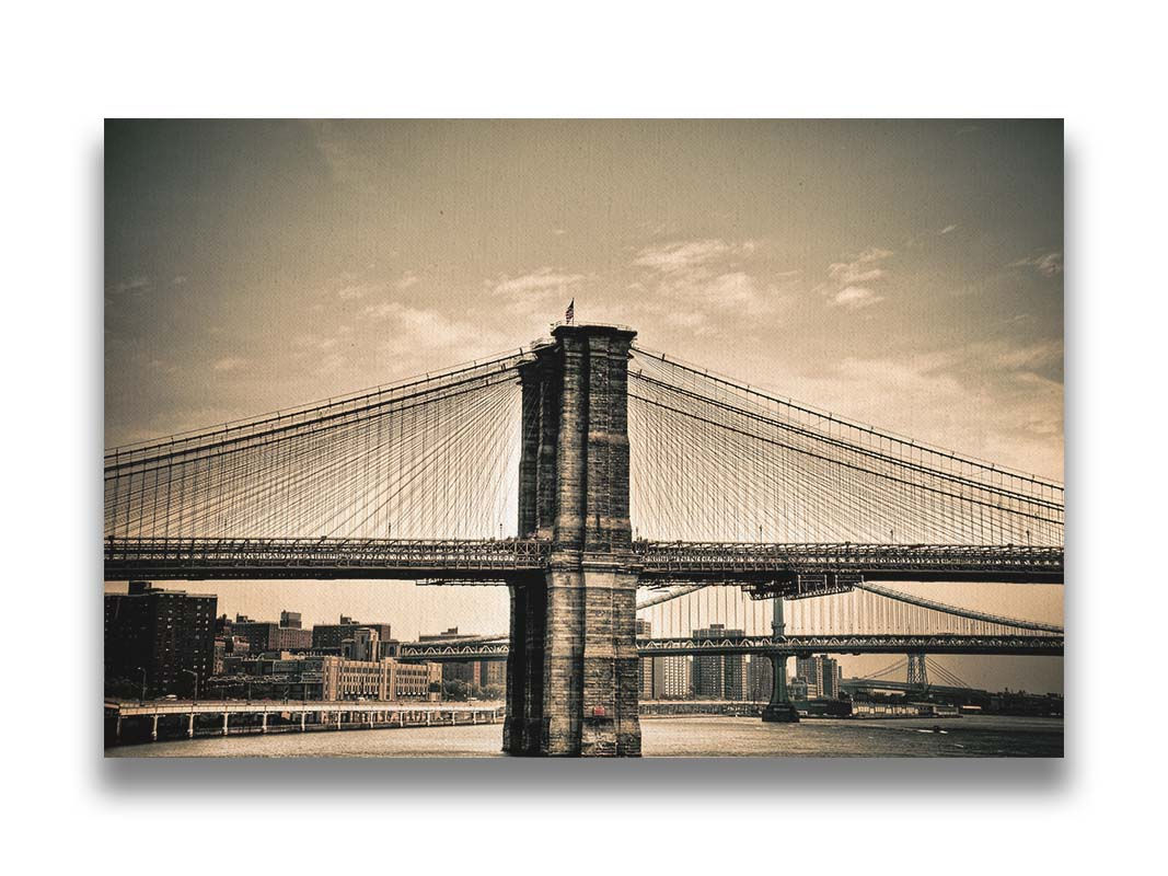 Brooklyn Bridge II - Sepia