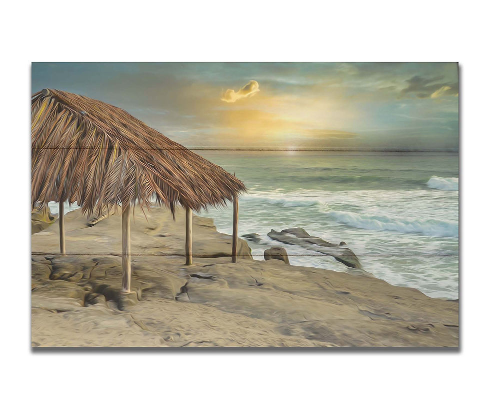 Thumbnail: Windansea Sunset Luminar -Oil