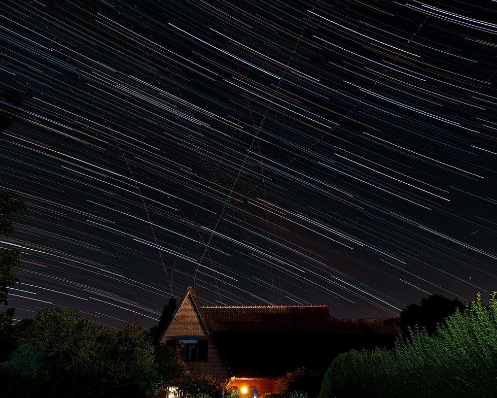 Ma maison sous les étoiles - environ 1h30 de pose | Lumix S5