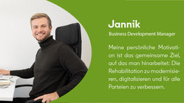 CUREosity stellt vor: Jannik, Business Development Manager