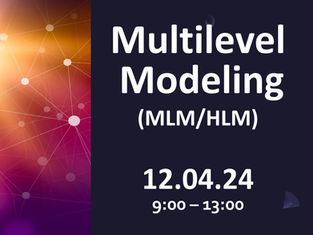 Multilevel modeling – MLM | 12.04.24 | 9:00 – 13:00