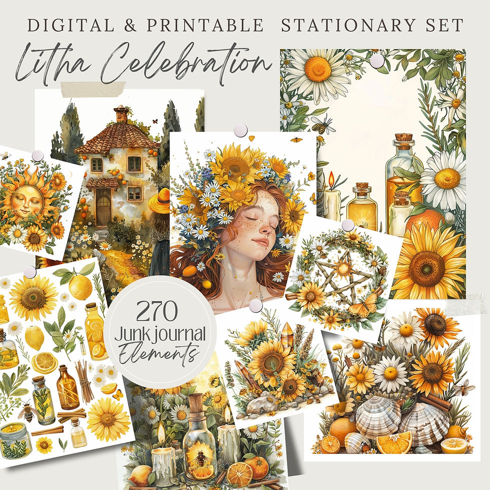 Thumbnail: Litha Celebration Stationary Set