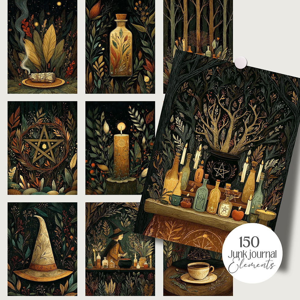 Thumbnail: Celtic Forest Witch 150 Cover Illustrations