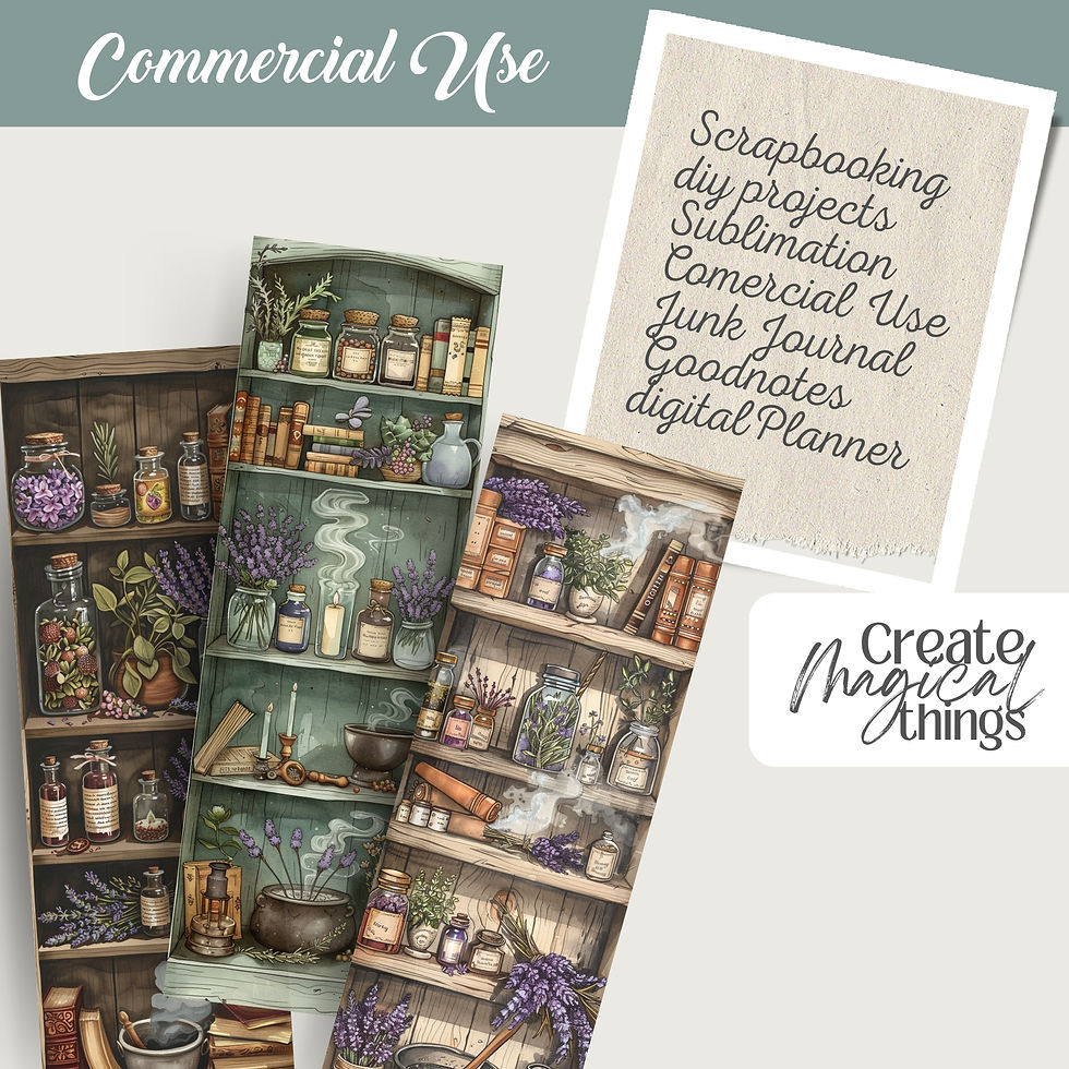 Thumbnail: Apothecary Cabinets Bookmarks Set