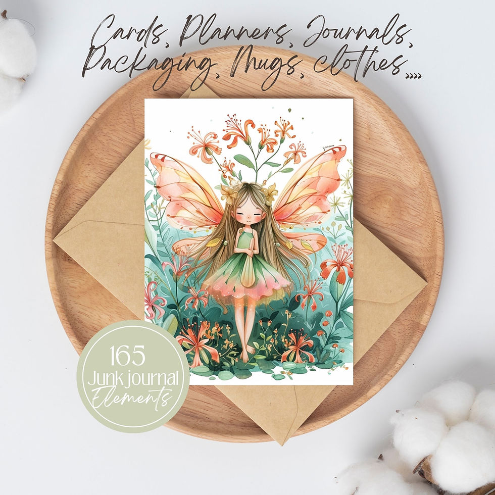 Miniatura: Garden Fairies Stationary Set