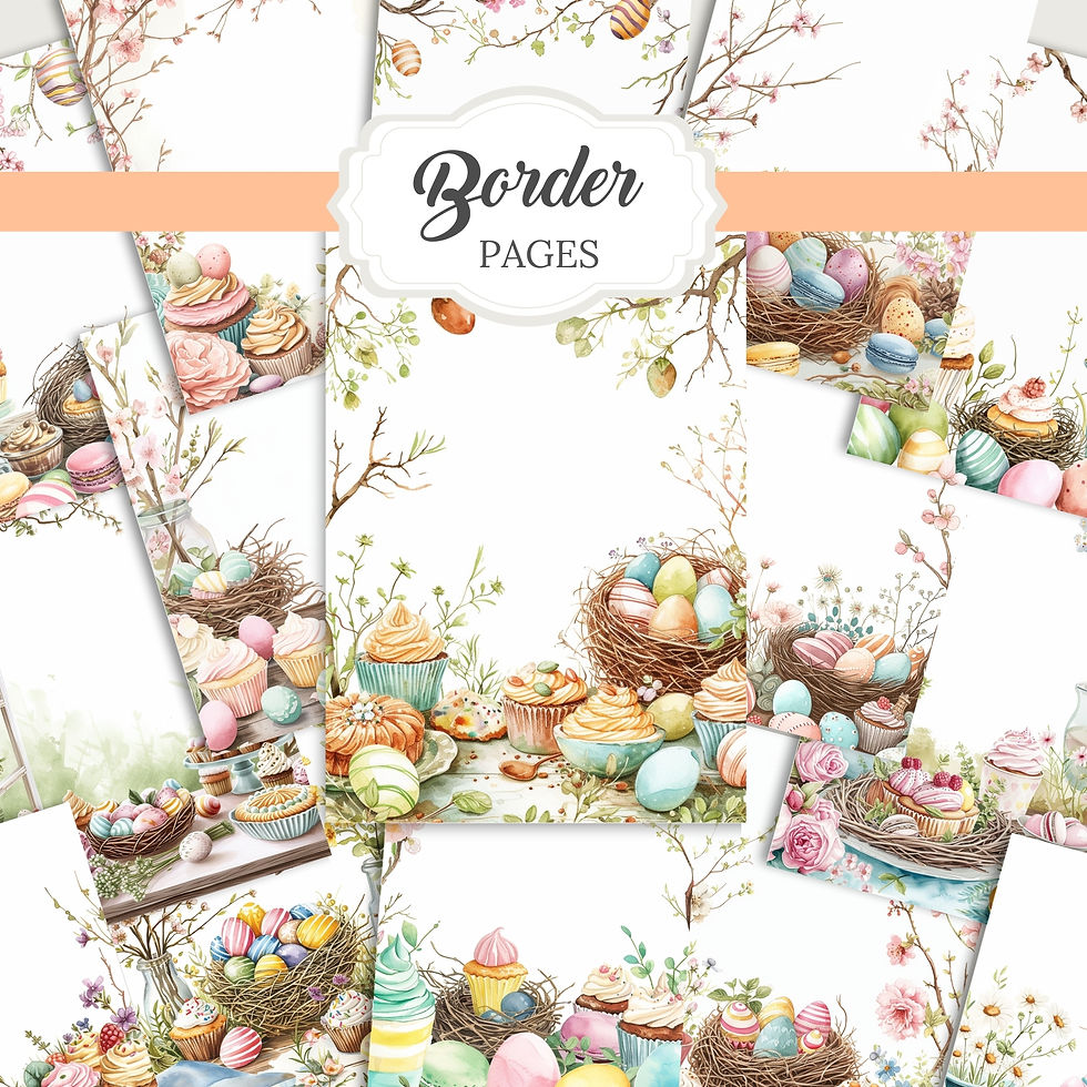 Thumbnail: Sweet Easter Junk Journal set