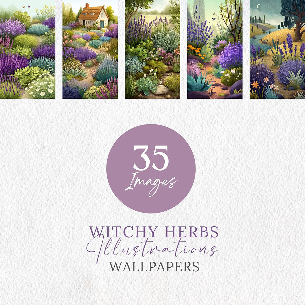 Thumbnail: Witchy Herbs phone wallpapers