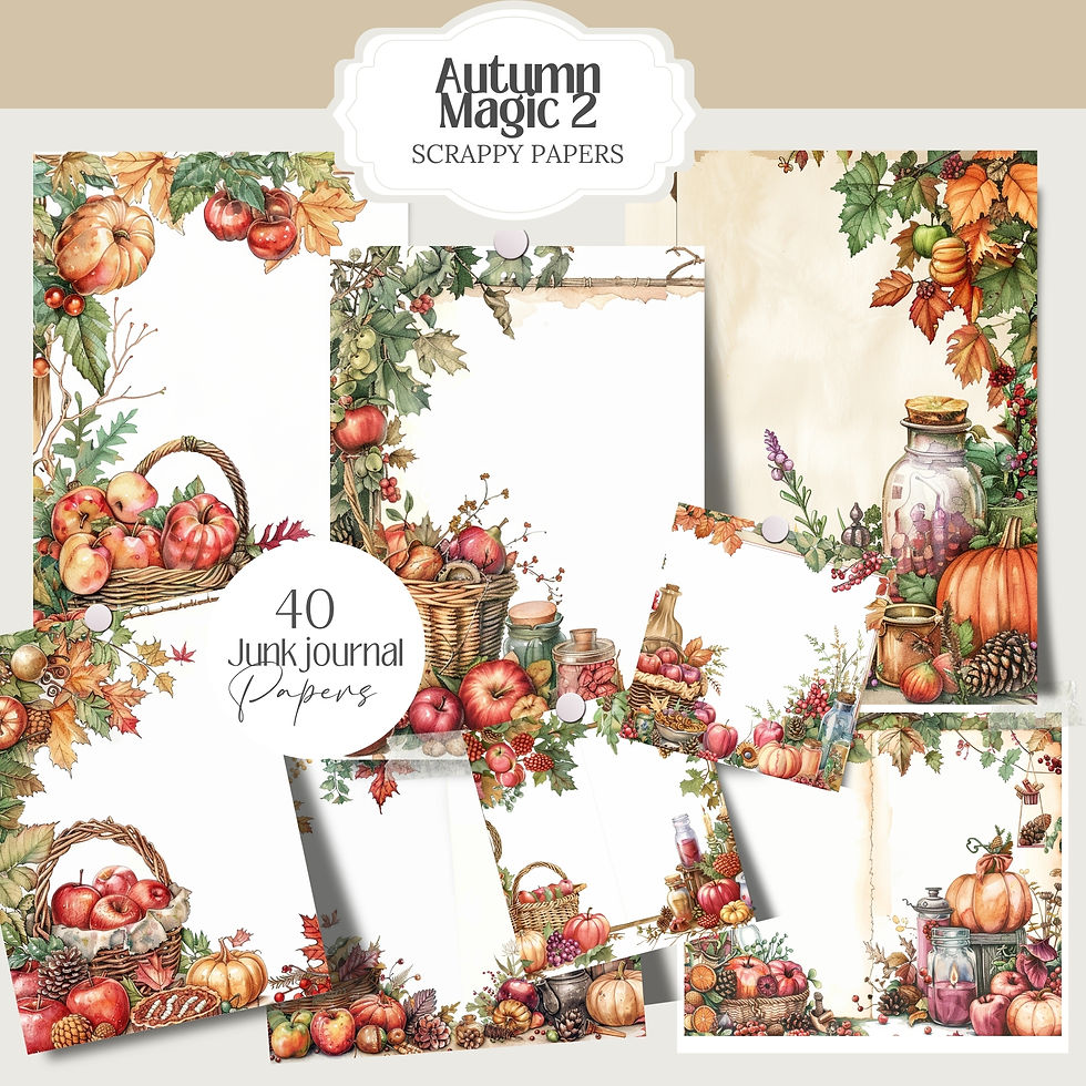 Miniatura: Autumn Magic 1 Full Landscape Pages