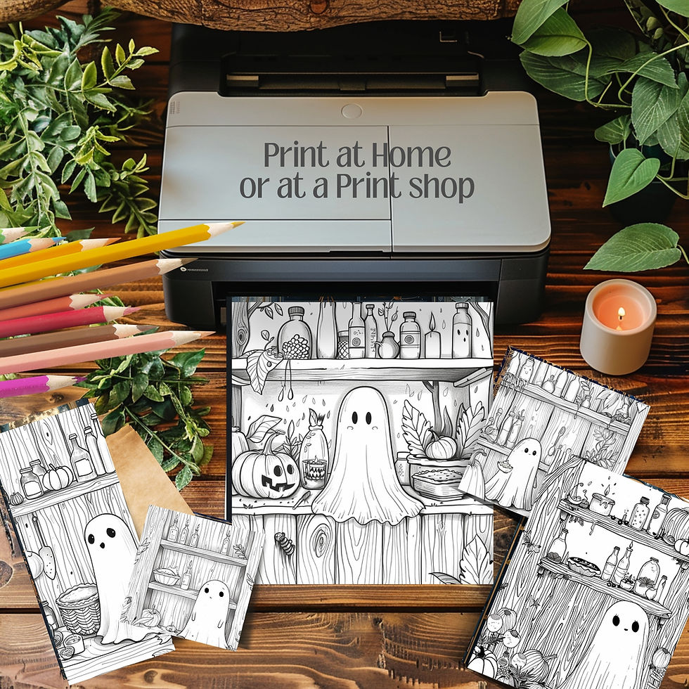 Thumbnail: 25 Ghost Kitchen Coloring Pages