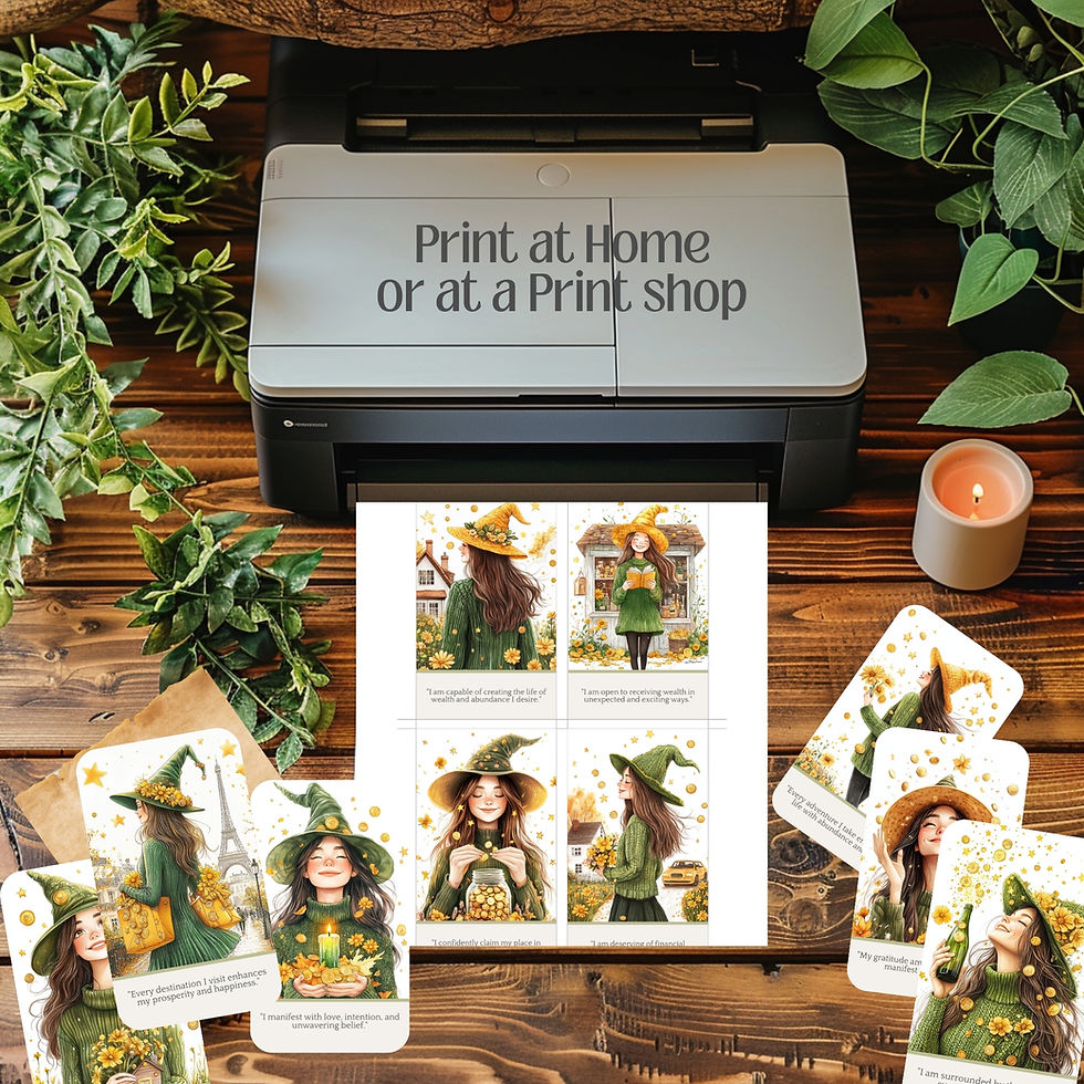 Miniatura: Money Manifestation Affirmation Cards
