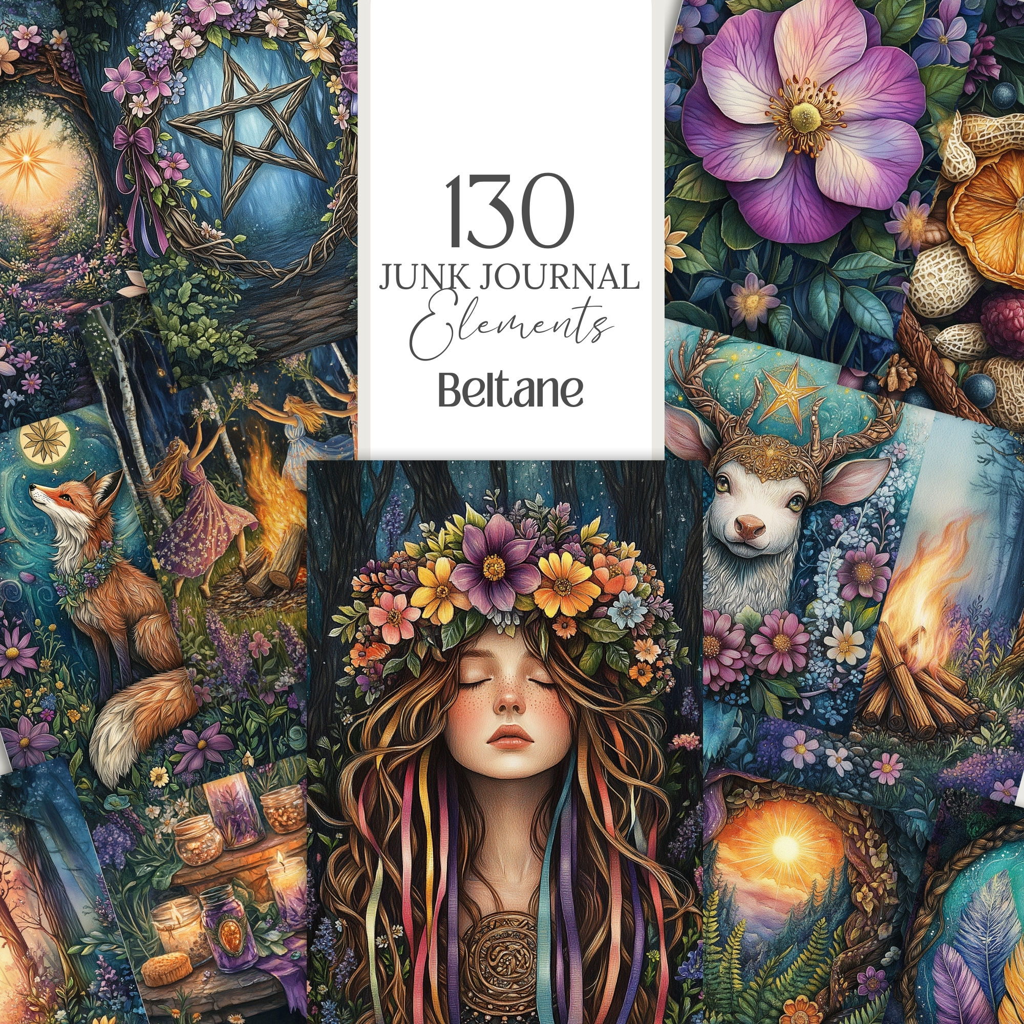 Beltane 130 Illustrations set
