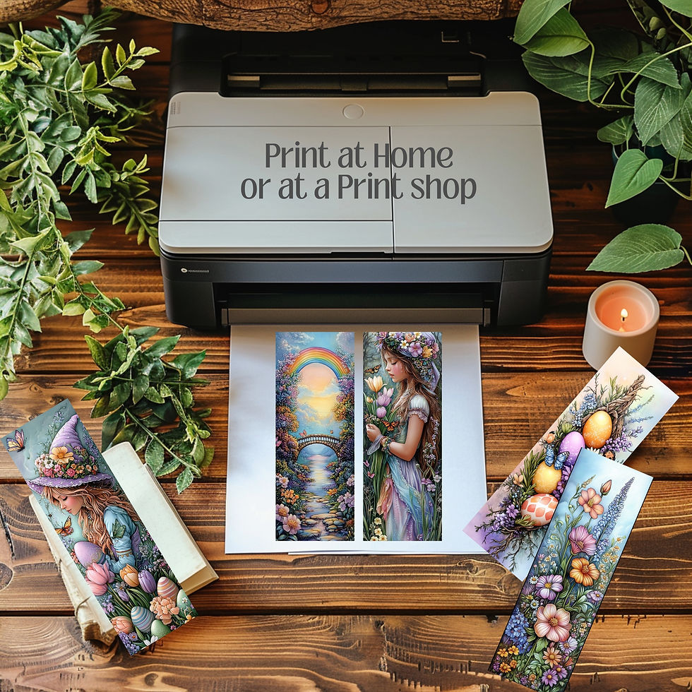 Thumbnail: Ostara Spring Bookmarks