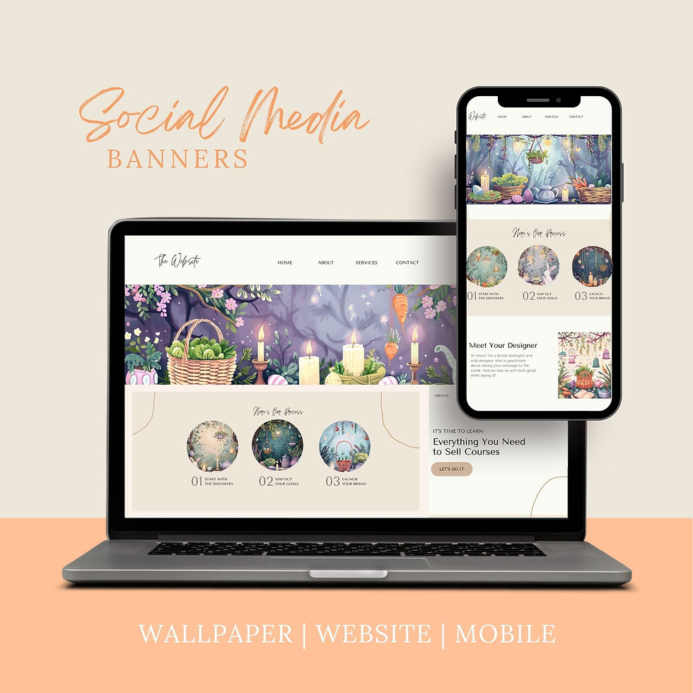 Miniatura: Easter Party Brand Stationary Set