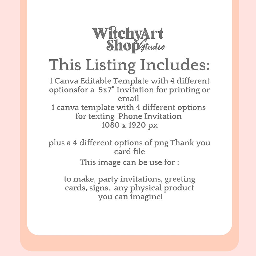 Miniatura: SummerWeen Party 1 - 2025 invitation bundle