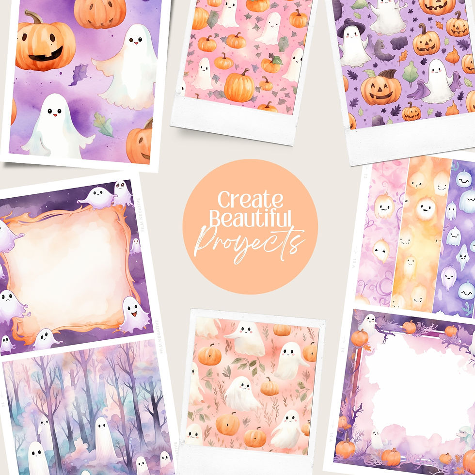 Thumbnail: Pastelloween Stationery Set