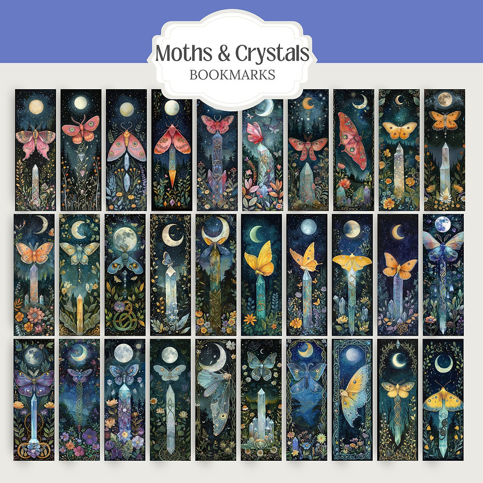 Thumbnail: Moth crystals Bookmarks