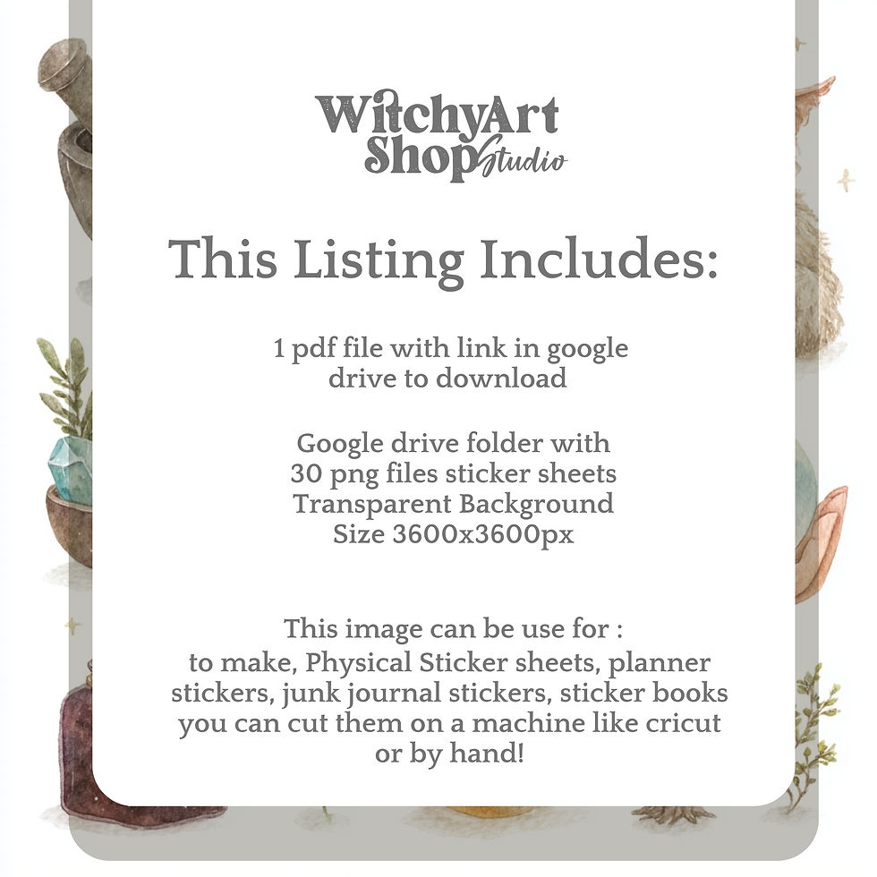 Thumbnail: Cozy Witchy Autumn 2 30 Sticker Sheets