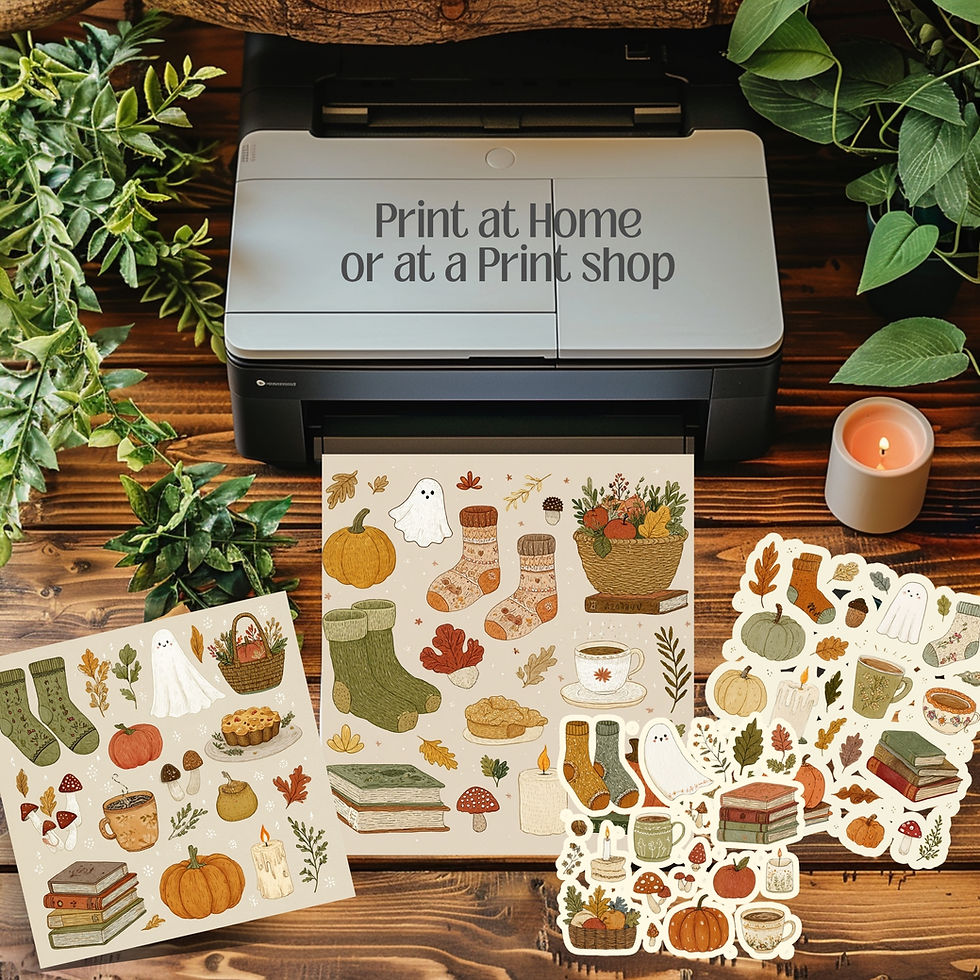 Thumbnail: Cozy Fall 20 Sticker Sheets