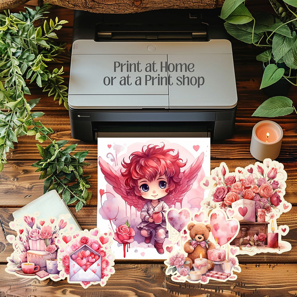 Thumbnail: Valentine Day Stationary set