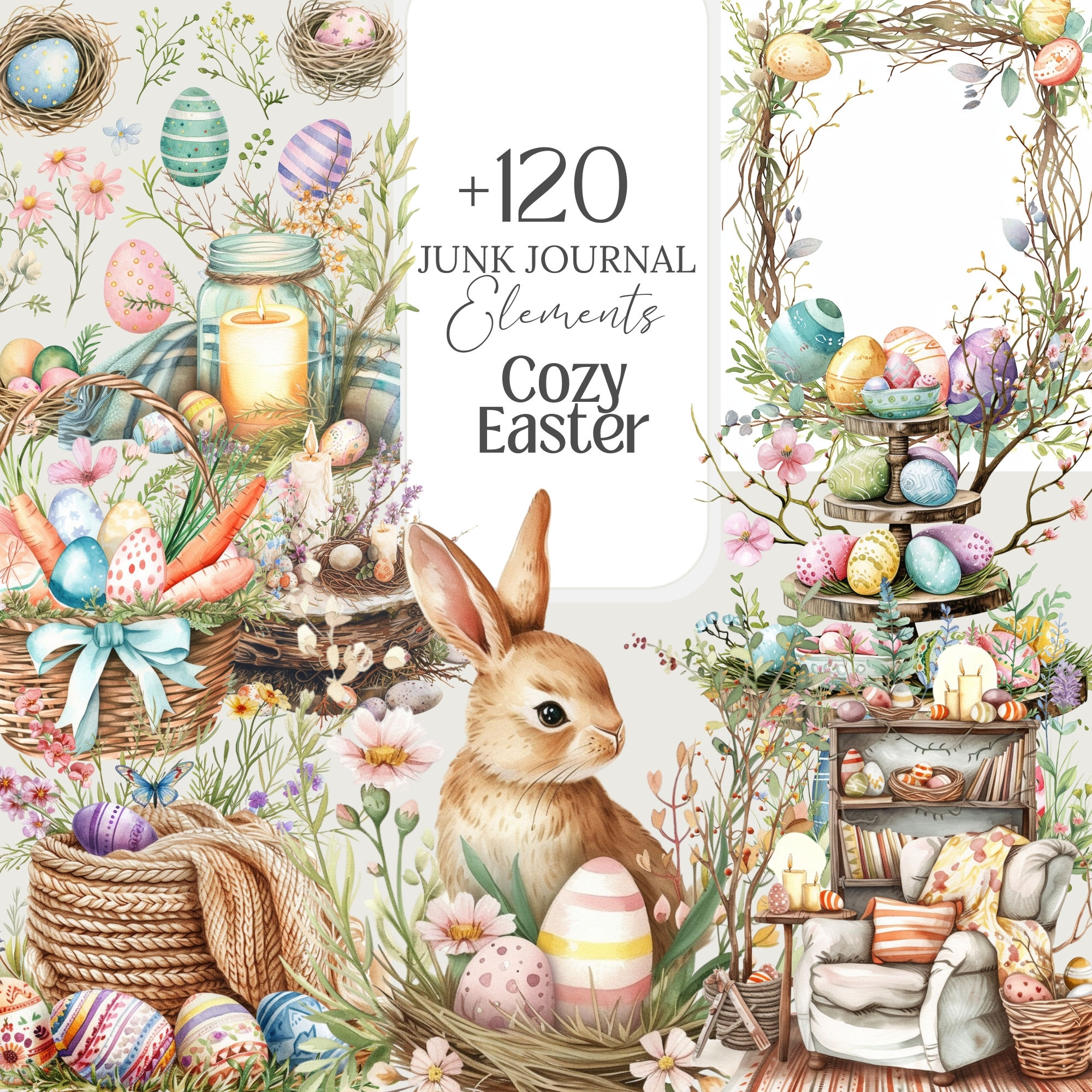 Cozy Easter Junk Journal set