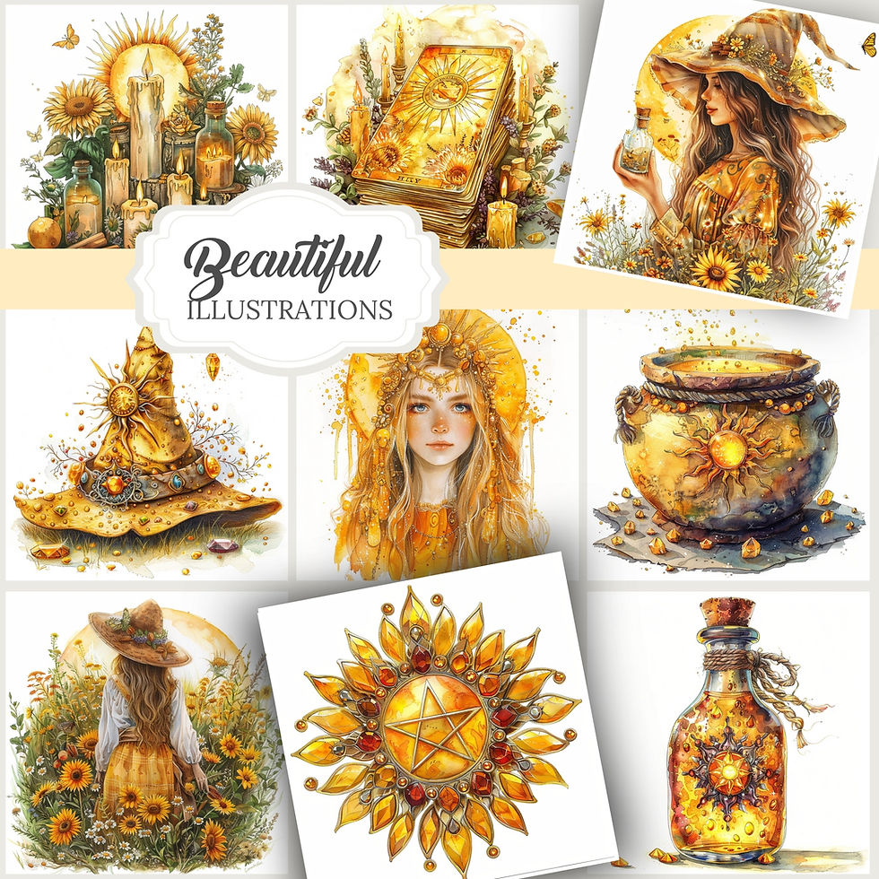 Miniatura: Solar Witch Stationary Set