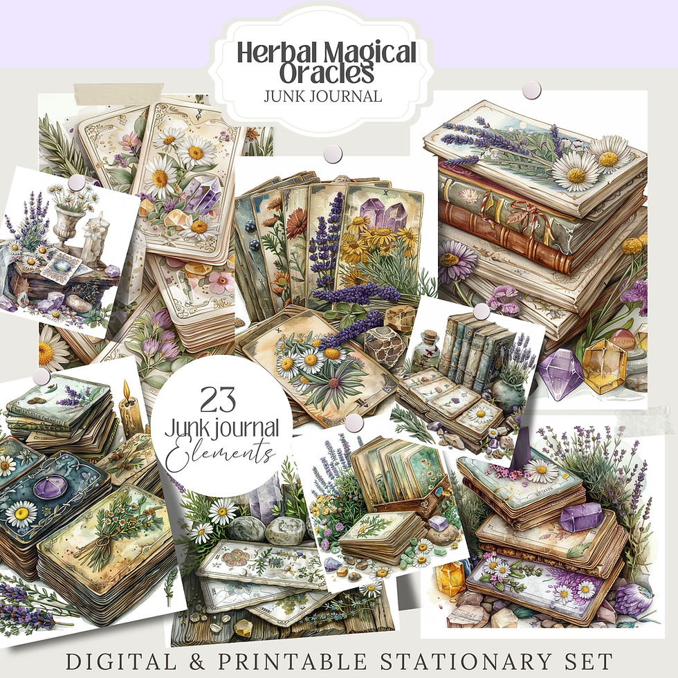 Miniatura: Herbal Magic Oracles Digital Stickers Set