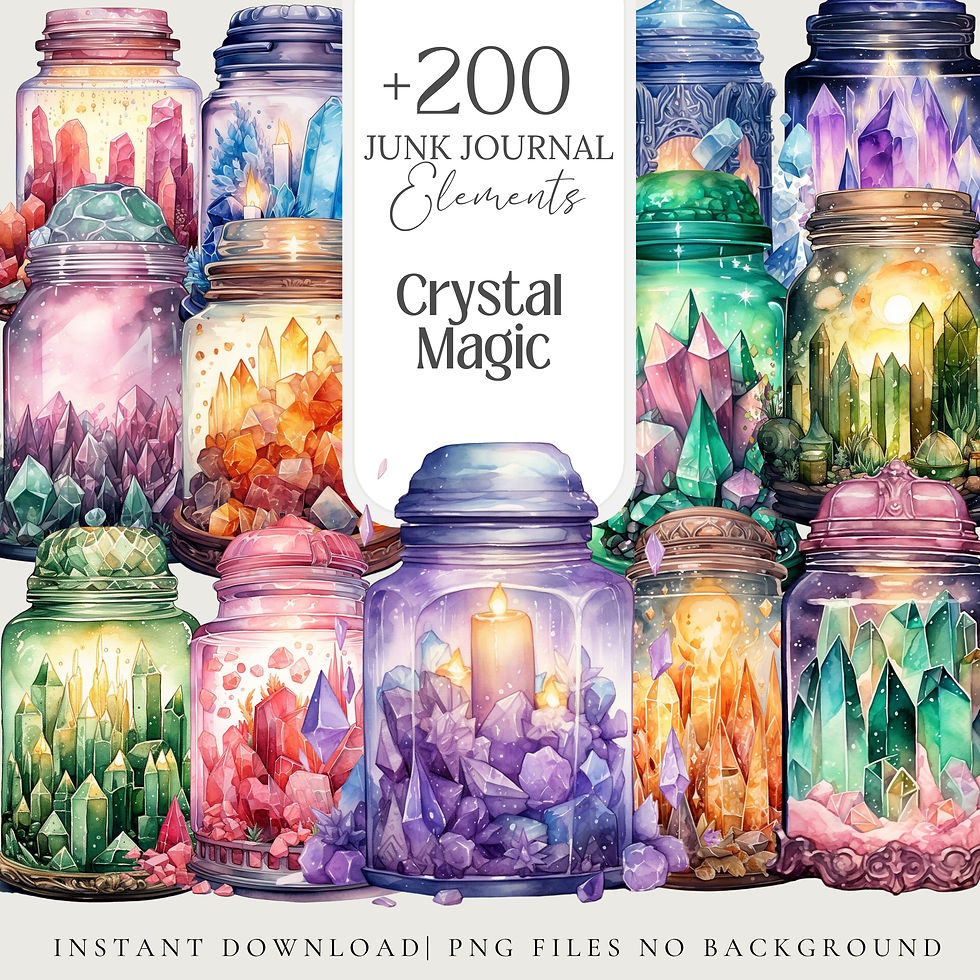Thumbnail: Magic Crystals Stationary Set